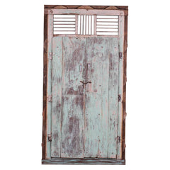 Indian Vintage Antique Handcrafted Reclaimed Wood Door 51