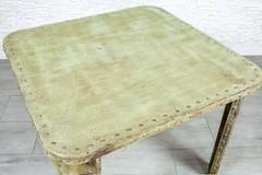 Indian Hand Industrial Lava Hall Table Coffee Table 61x61x61cm Golden