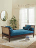 Hand Carved Solid Wood Furniture Rattan Canning Daybed Sofa D9