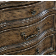 Indian Hand Carved 3 Drawers  Solid Wood Bedside Table 16