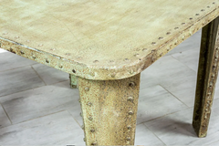 Indian Hand Industrial Lava Hall Table Coffee Table 61x61x61cm Golden