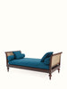Hand Carved Solid Wood Furniture Rattan Canning Daybed Sofa D9