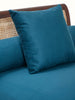Hand Carved Solid Wood Furniture Rattan Canning Daybed Sofa D9
