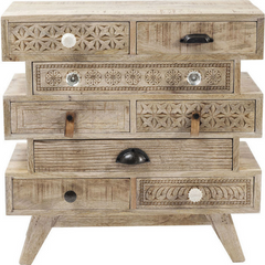 The Attic Duns Wooden Chest of Drawer Natural