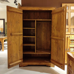 Avani Indian Hand Painted Solid Wooden Cupboard Wardrobe D27