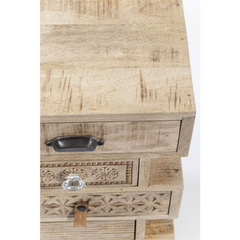 The Attic Duns Wooden Chest of Drawer Natural