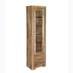 Avalon INDIAN WOODEN DISPLAY CABINET ZEN MANGO 60X40X200 CM