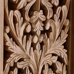 Hand Carved Solid Wooden Cupboard Wardrobe D130