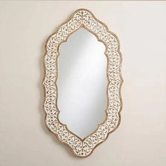 Antique Hand Carved Solid Wooden Mirror Frame 40