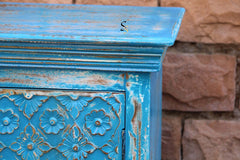 Indian Hand Carved Solid Wood Cabinet D134