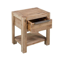 Hand Carved Solid Wood Bedsides Table 74