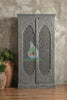 Hand Carved Solid Wooden Cabinet Cupboard Wardrobe D145