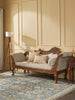 Hand Carved Solid Wood Furniture Daybed Sofa D10