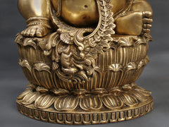 Indian Lord Ganesha Handmade Brass Statue