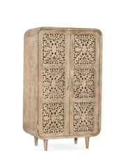 Indian Hand Carved Solid Wooden Cupboard Wardrobe D70