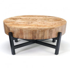 BARN Wood Metal Legs Coffee Table