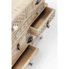 The Attic Duns Wooden Chest of Drawer Natural