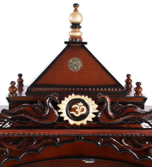 Sheesham Wood Handmade Mandir Home Temple In Brown