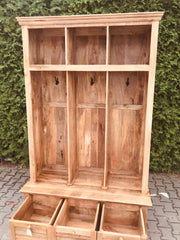 Mango Classic Handmade Solid Mango Wood Display Cabinet