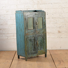 Vintage Reclaimed Wood Rustic Cabinet