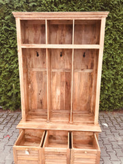 Mango Classic Handmade Solid Mango Wood Display Cabinet