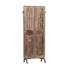 Rustica Reclaimed Solid Wood Door On Stand 09