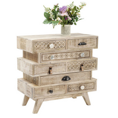 The Attic Duns Wooden Chest of Drawer Natural