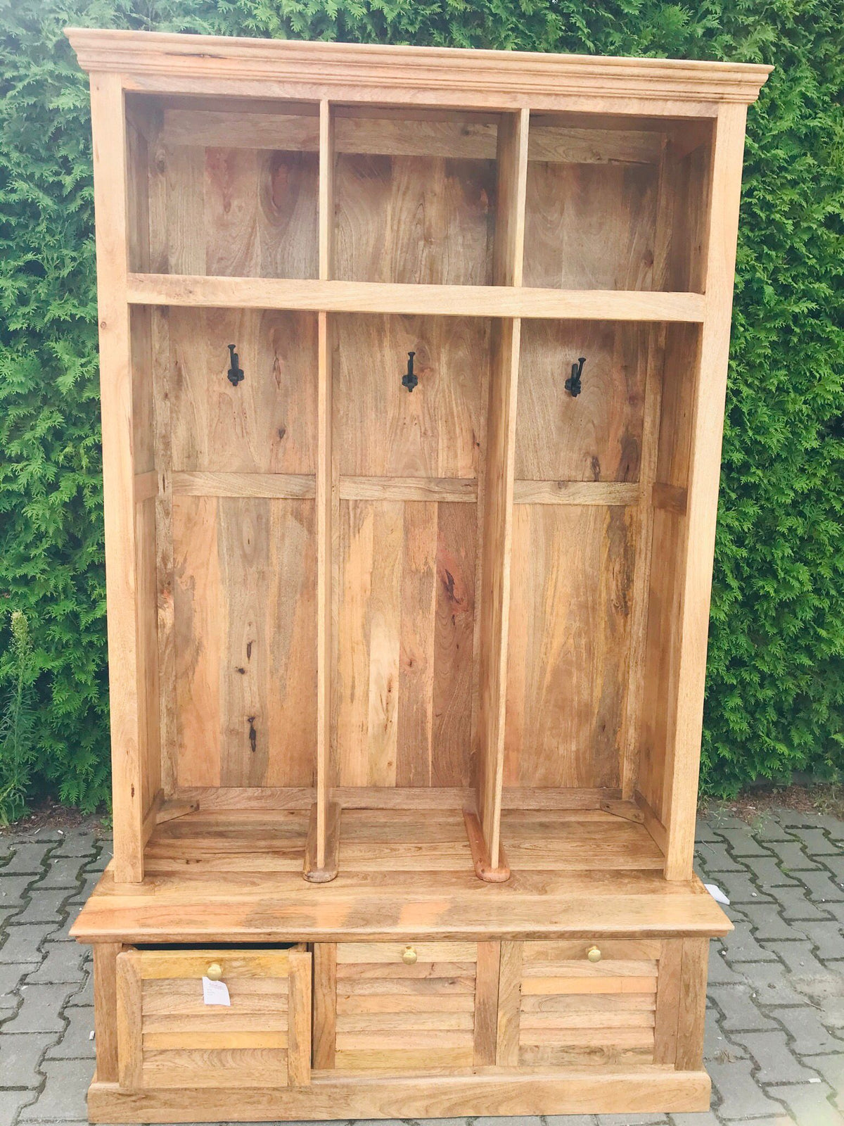 Mango Classic Handmade Solid Mango Wood Display Cabinet