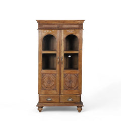 Indian Hand Carved Solid Wood Cabinet D66