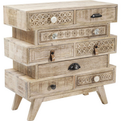 The Attic Duns Wooden Chest of Drawer Natural