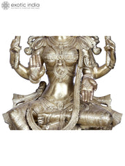 Indian Lord Goddess Lakshmi Brass Statue