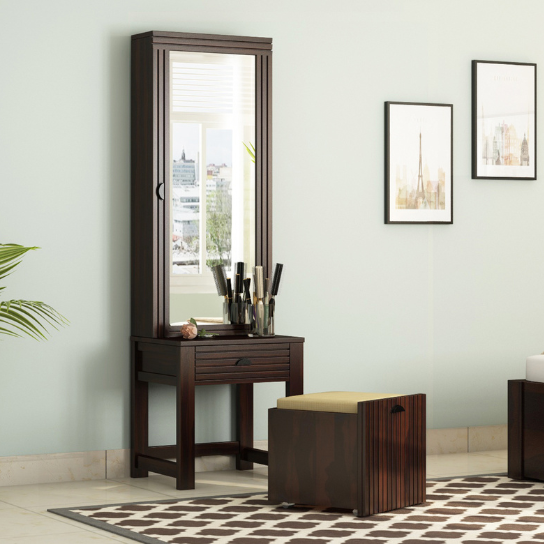 The Attic Beru Solid Wood Dressing Table Walnut