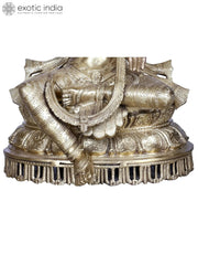 Indian Lord Goddess Lakshmi Brass Statue