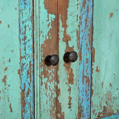 Vintage Reclaimed Wood Rustic Cabinet