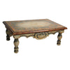 Indian Antique Hand Carved Solid Wood Coffee Table C132