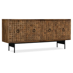 Metal Factory Industrial Indian Solid Wood & metal base TV Units B19