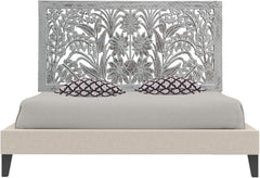 Hand Carved King Size Bed Headboard Bed Head H28