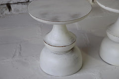 Indian Hand Carved Reclaimed Wood Side Table 09