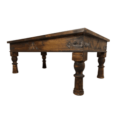 Mughal Hand Painted Solid Wood Coffee Table C25