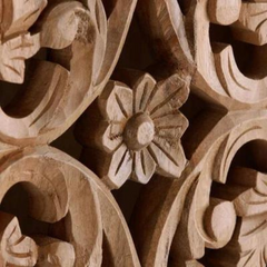 Hand Carved Solid Wooden Cupboard Wardrobe D130
