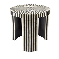 Maaya Bone Inlay Small Arabian Side Table Stool Stand