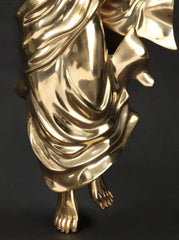 Wall Hanging Jesus Christ Idol In Brass Statue