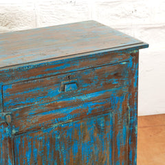 Rustica Vintage Reclaimed Wood Sideboard Blue