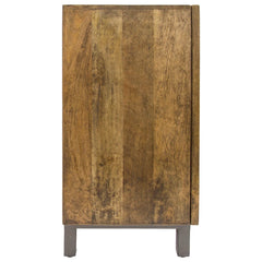 Indian Hand Carved 3 Door Solid Wood Sideboard