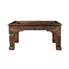Indian Hand Carved Solid Wood Coffee Table C46