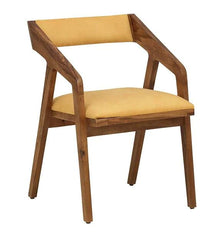 The Gileteen Solid Wood Armchair for Dining & Living Room Teak Wood