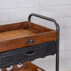 Miller Industrial Vintage Trolley Bar