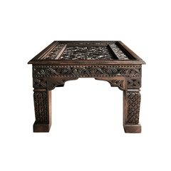 Indian Hand Carved Solid Wood Coffee Table C46
