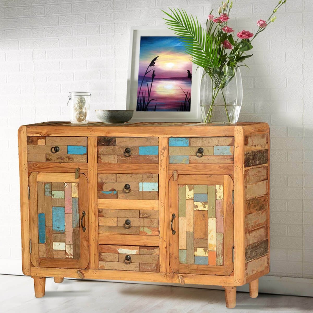 Reclaimed Liberty Old Wood Chip Sideboard