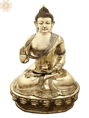 Indian Gautam Buddha Buddhist Buddha In Brass Statue